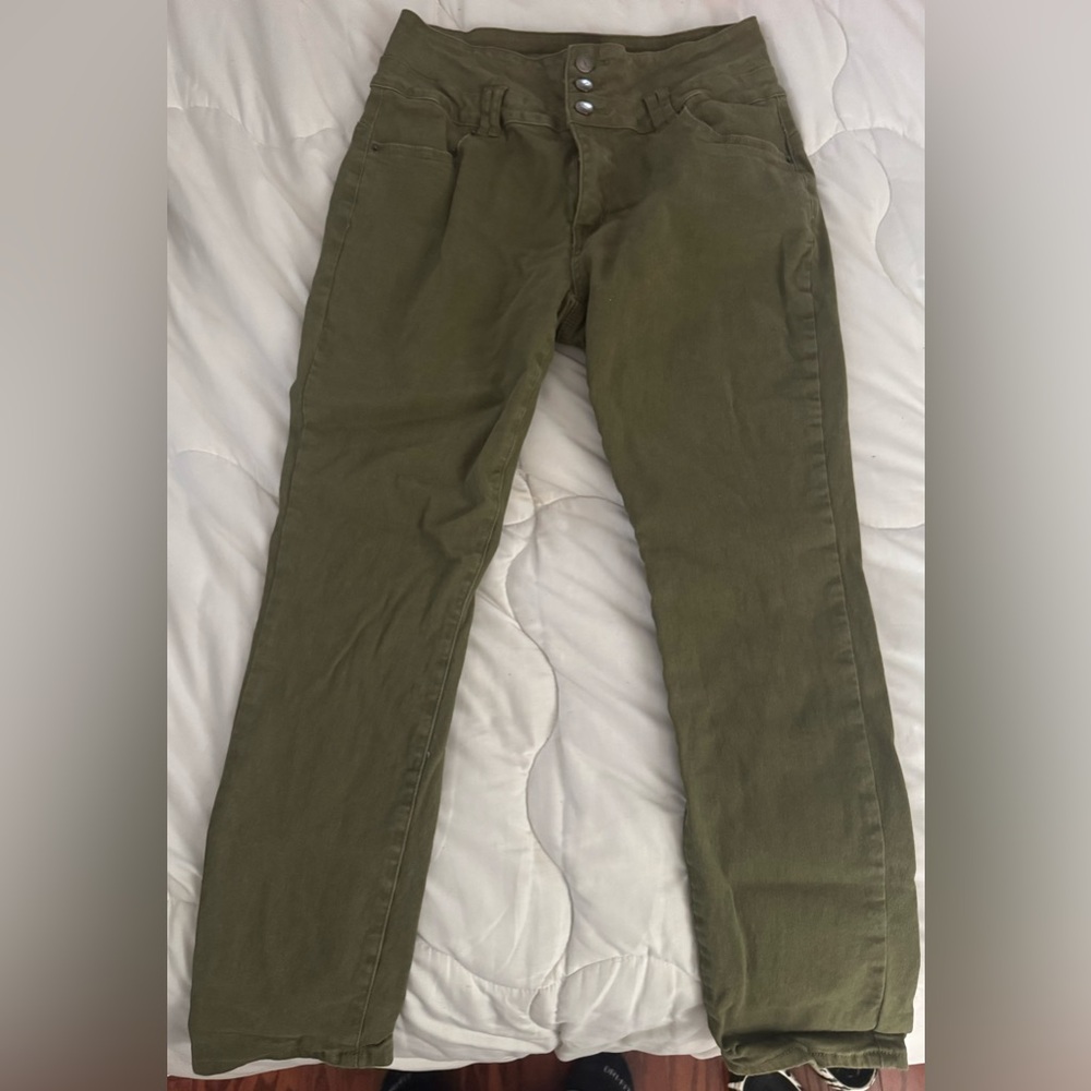Green jeans